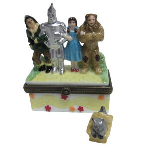 1999 The Wizard of Oz "To Oz" Trinket Box With Todo In Basket by Midwest